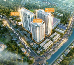 Phối cảnh tổng thể nhà ở xã hội Moonbay Residence